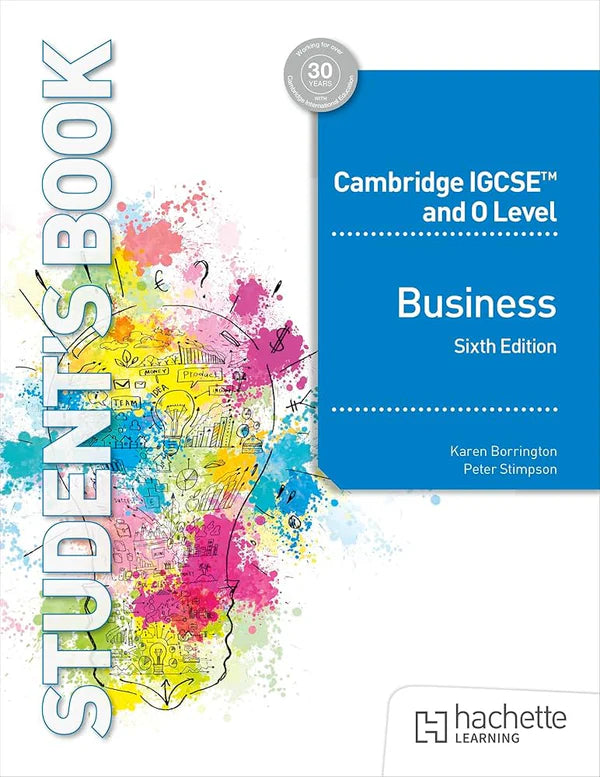 Cambridge IGCSE and O Level Business
