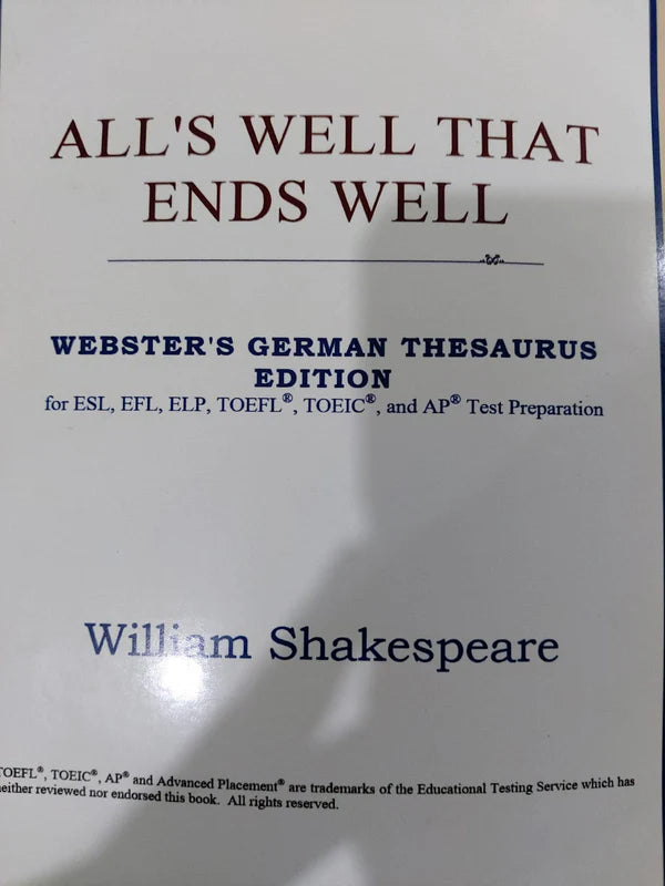 All's Well That Ends Well