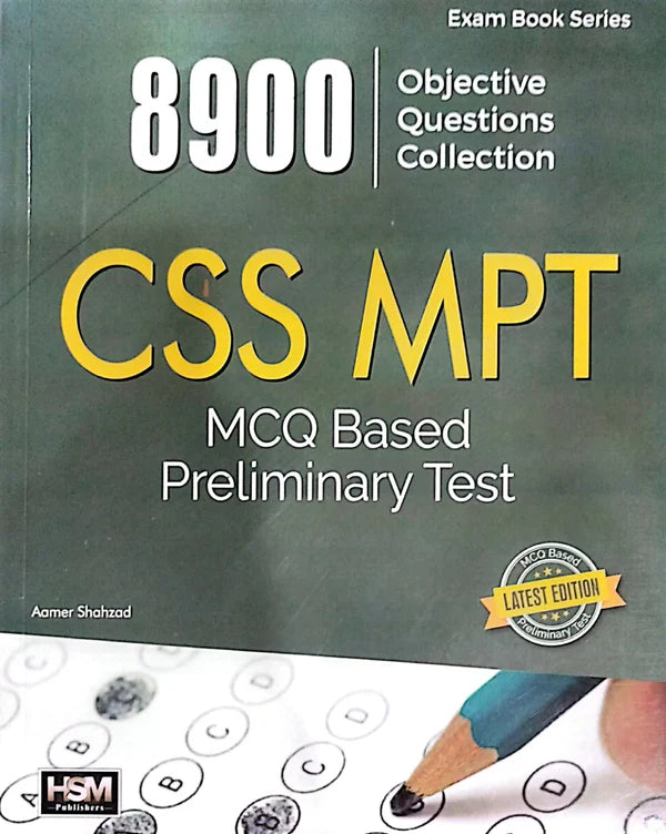 8900-Objective,Questions (Collection) CSS MPT MCQ Based Preliminary Test