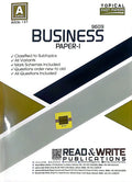 9609 Business Studies A Level Paper 1 Topical Work Book